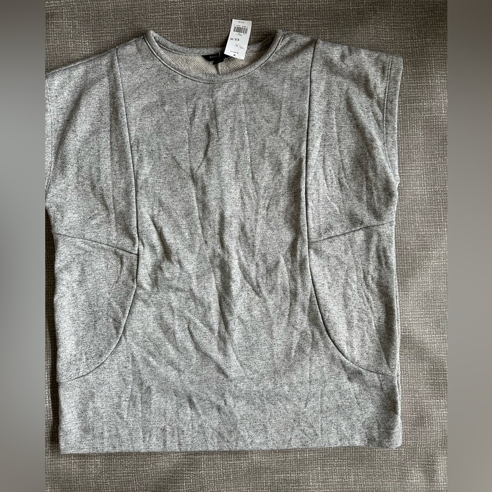 Banana Republic Women’s XL Medium‎ Gray Sleeveless Pullover Top